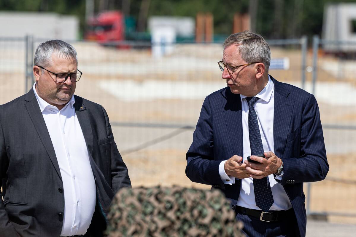 Rūdninkų karinio miestelio II etapo statybų pradžios ceremonija