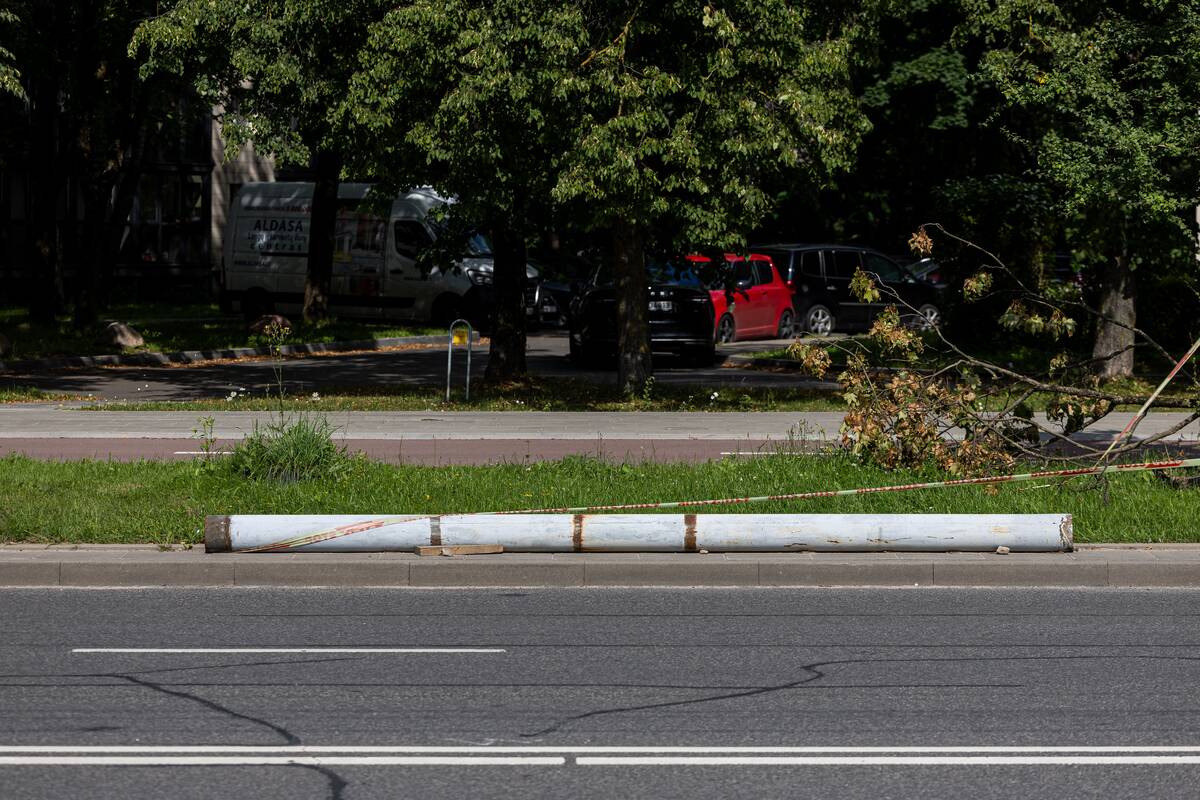 Mirtinos BMW avarijos vieta Žirmūnuose