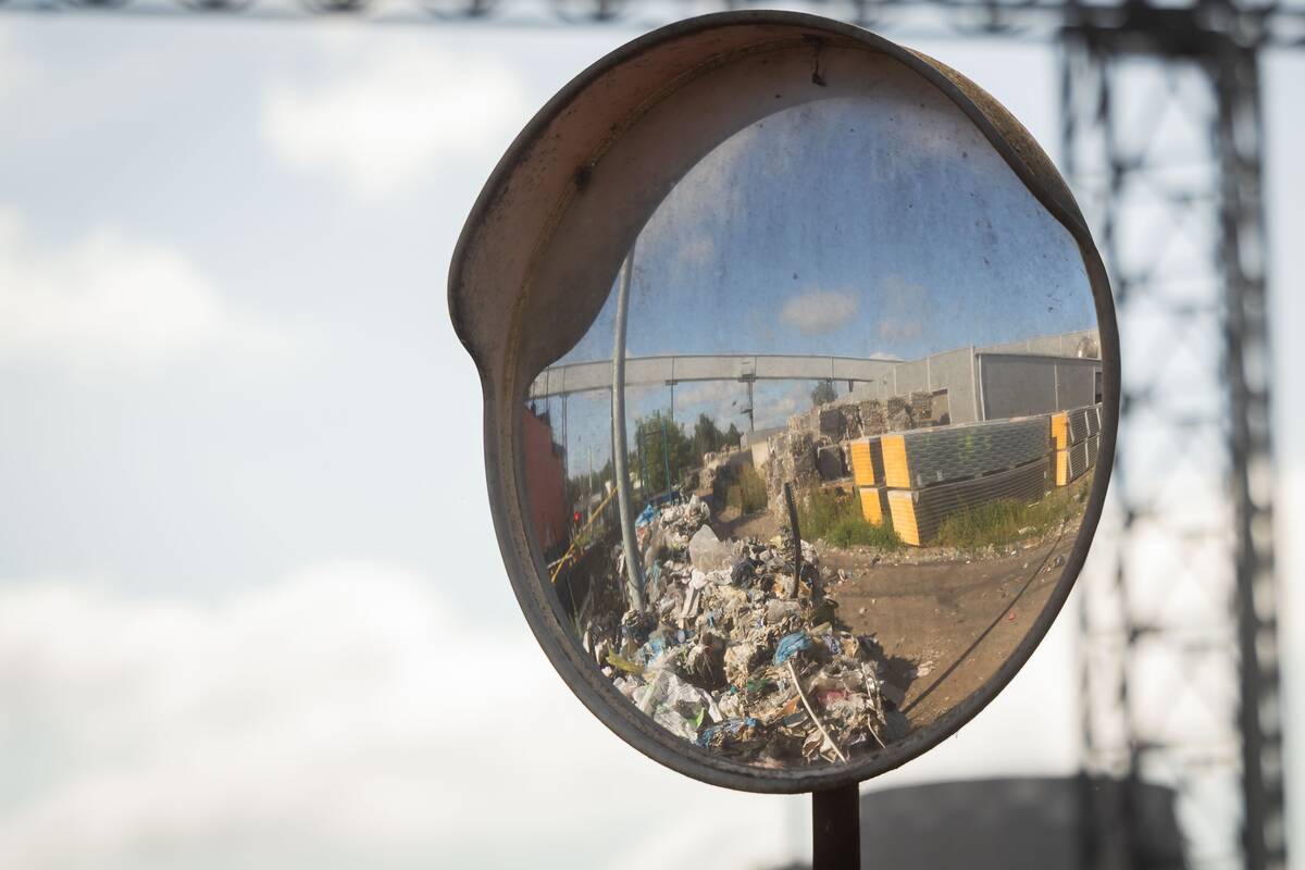 Spaudos konferencija Vilniaus regiono atliekų rūšiavimo gamykloje