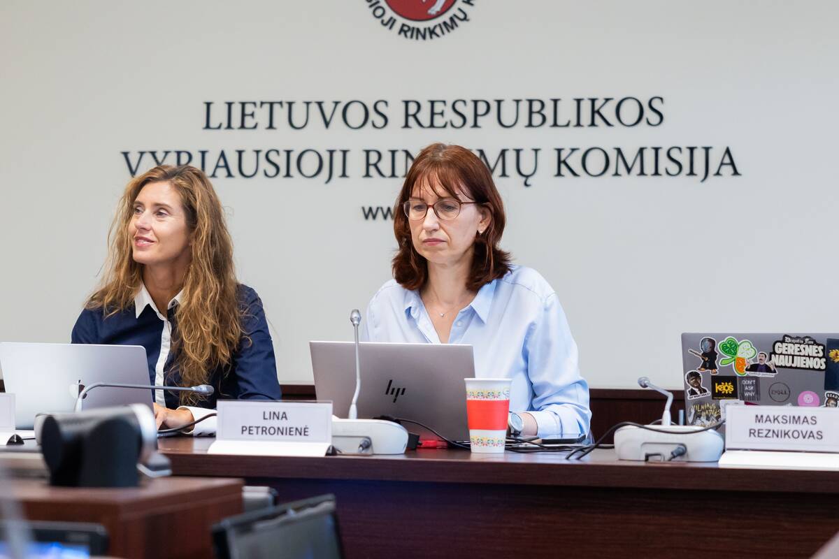 Vyriausiosios rinkimų komisijos posėdis