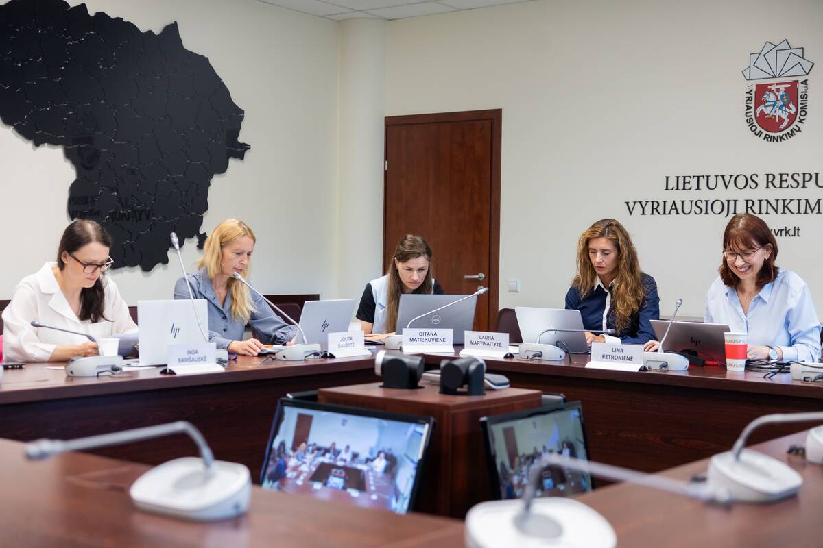 Vyriausiosios rinkimų komisijos posėdis