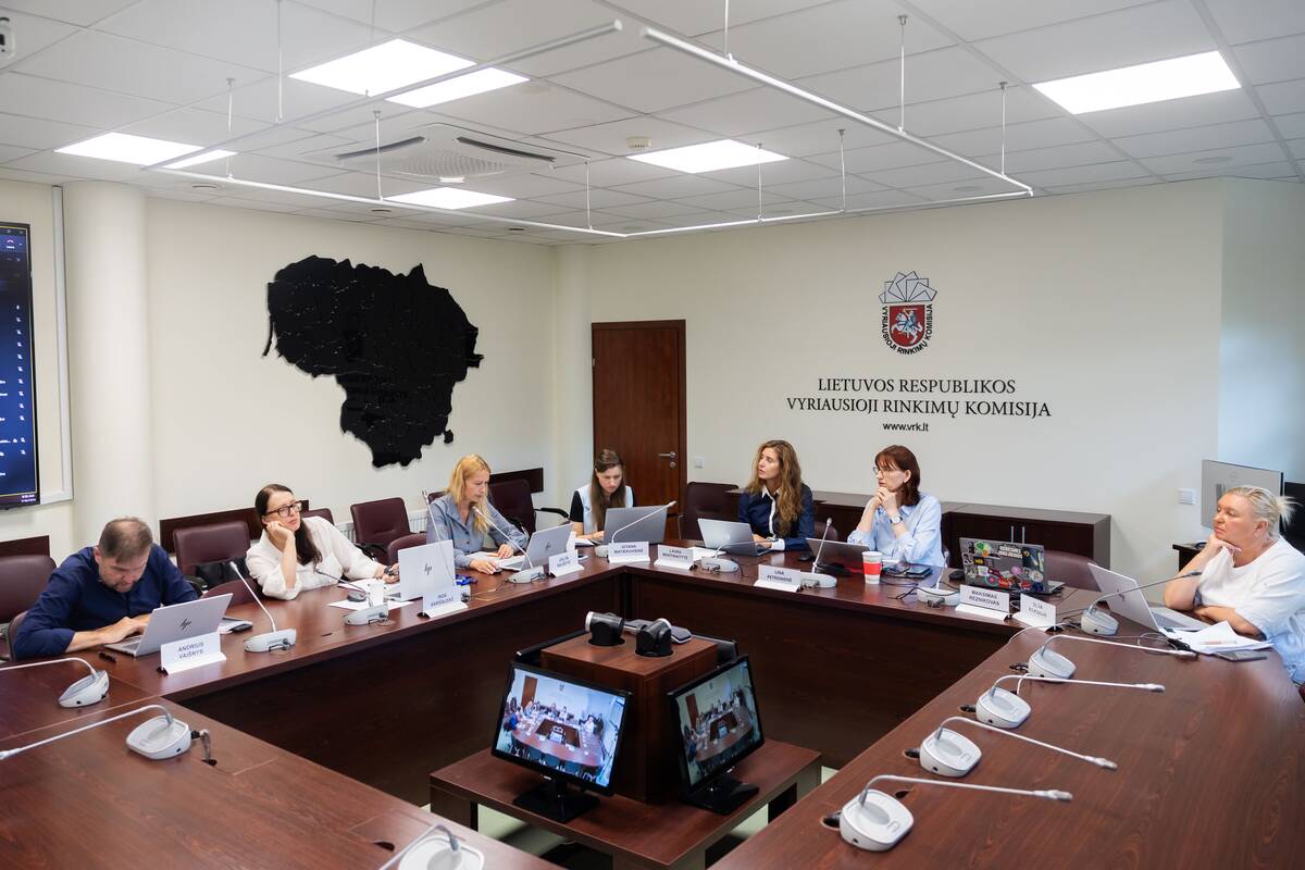 Vyriausiosios rinkimų komisijos posėdis