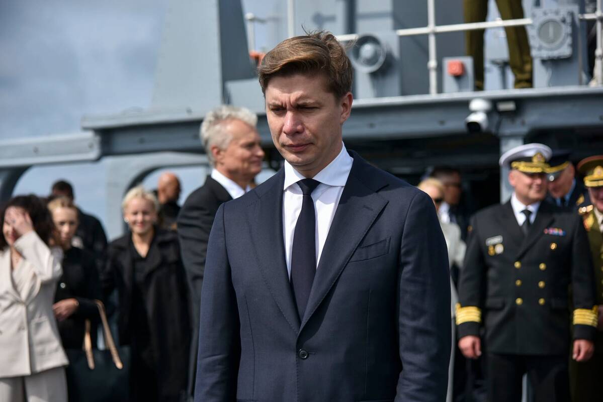 Žuvusiųjų jūrose pagerbimas Baltijos jūroje