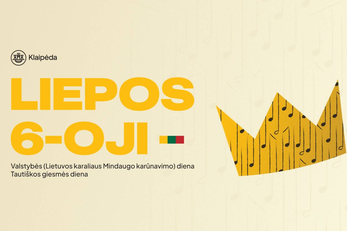 
<span>Klaipėda Liepos 6-ąją pasitiks jūra vėliavų: kviečia į koncertus, ceremonijas ir himno giedojimą</span>
