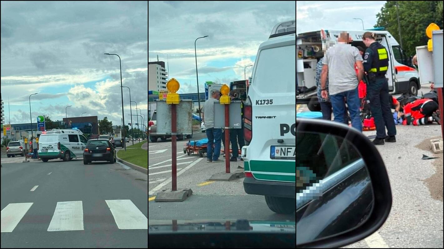 
<span>Dainavos mikrorajone – automobilio ir motociklo avarija: smūgis motociklininką nubloškė ant gatvės</span>
