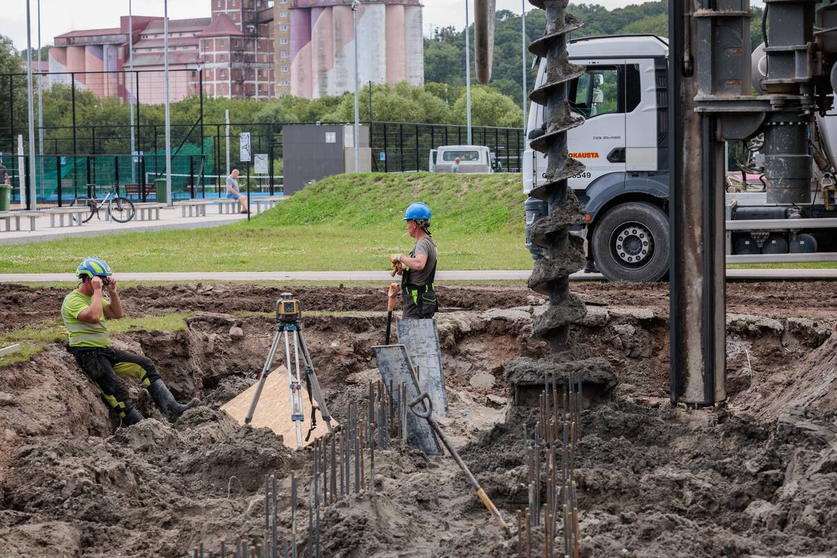 Nemuno saloje pradėtos apžvalgos rato statybos