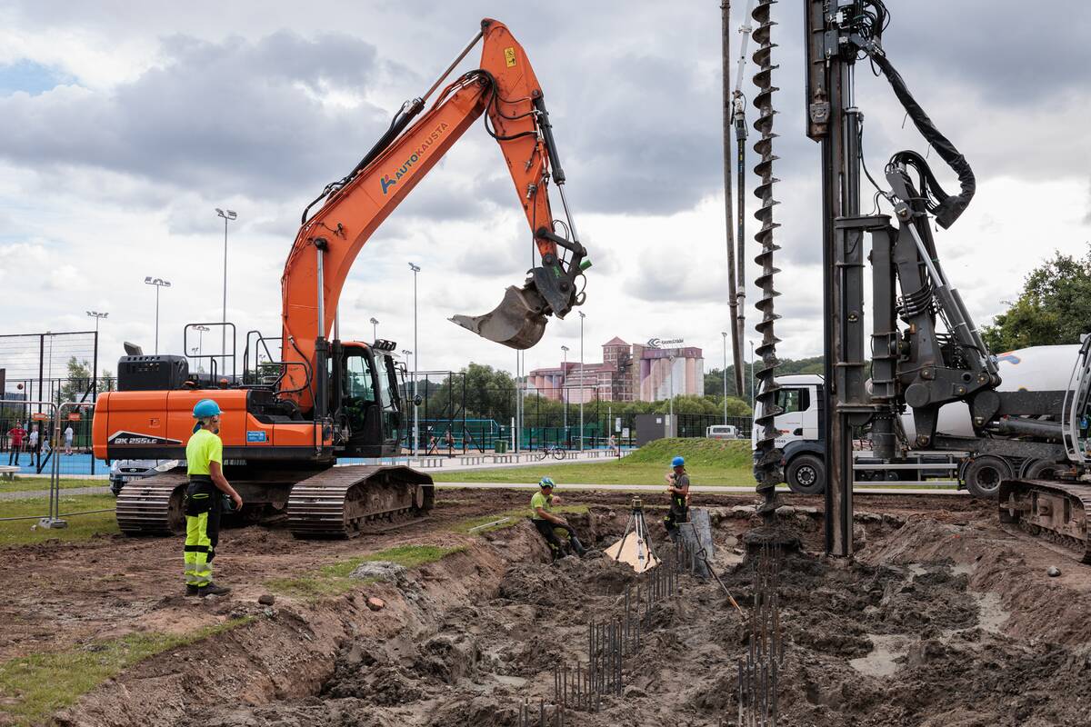 Nemuno saloje pradėtos apžvalgos rato statybos
