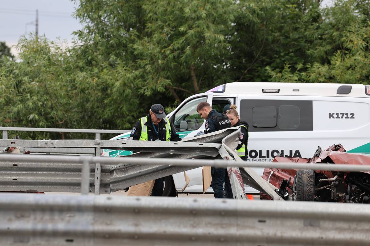 Tragiška avarija Kauno rajone