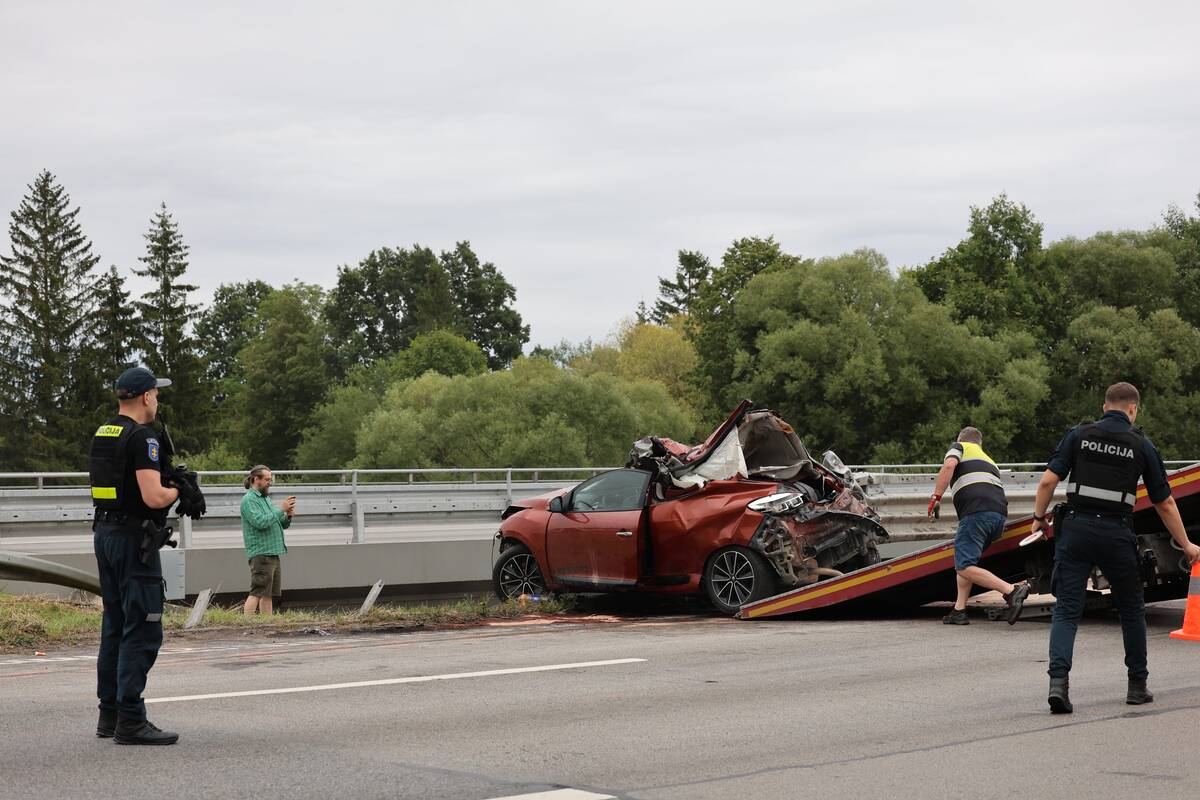 Tragiška avarija Kauno rajone