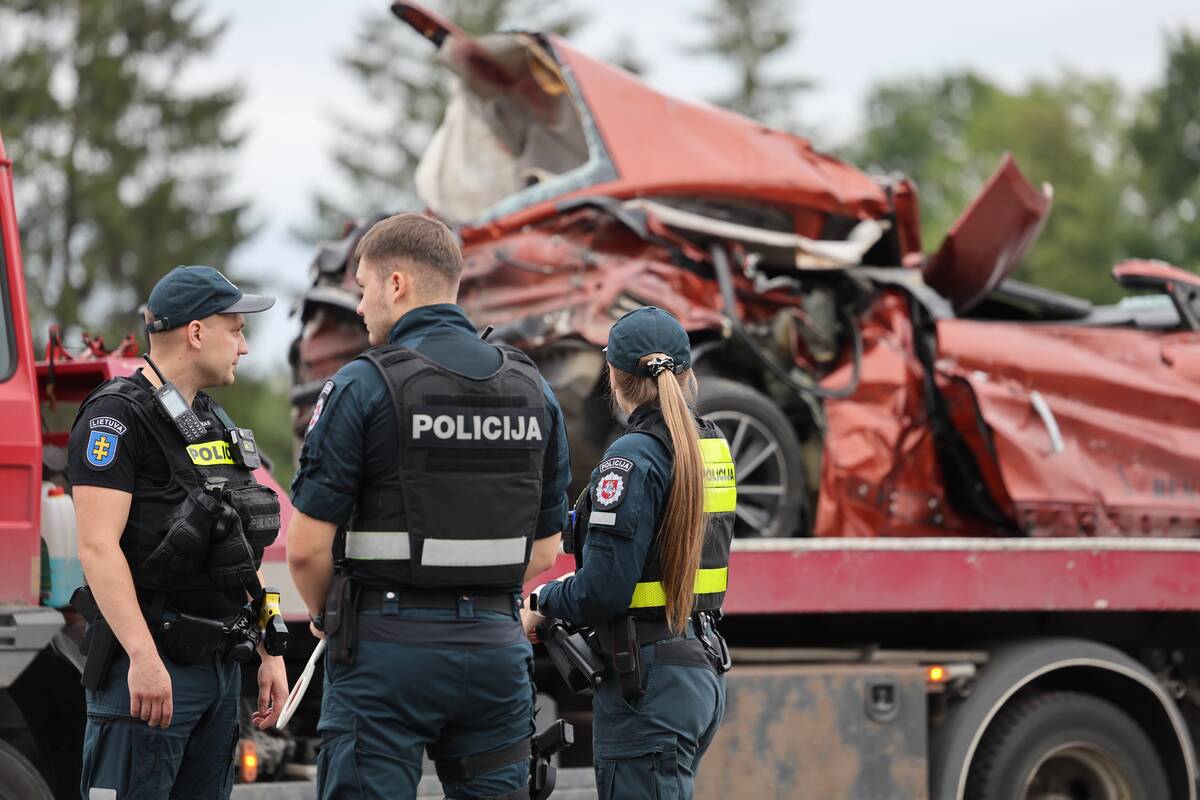 Tragiška avarija Kauno rajone