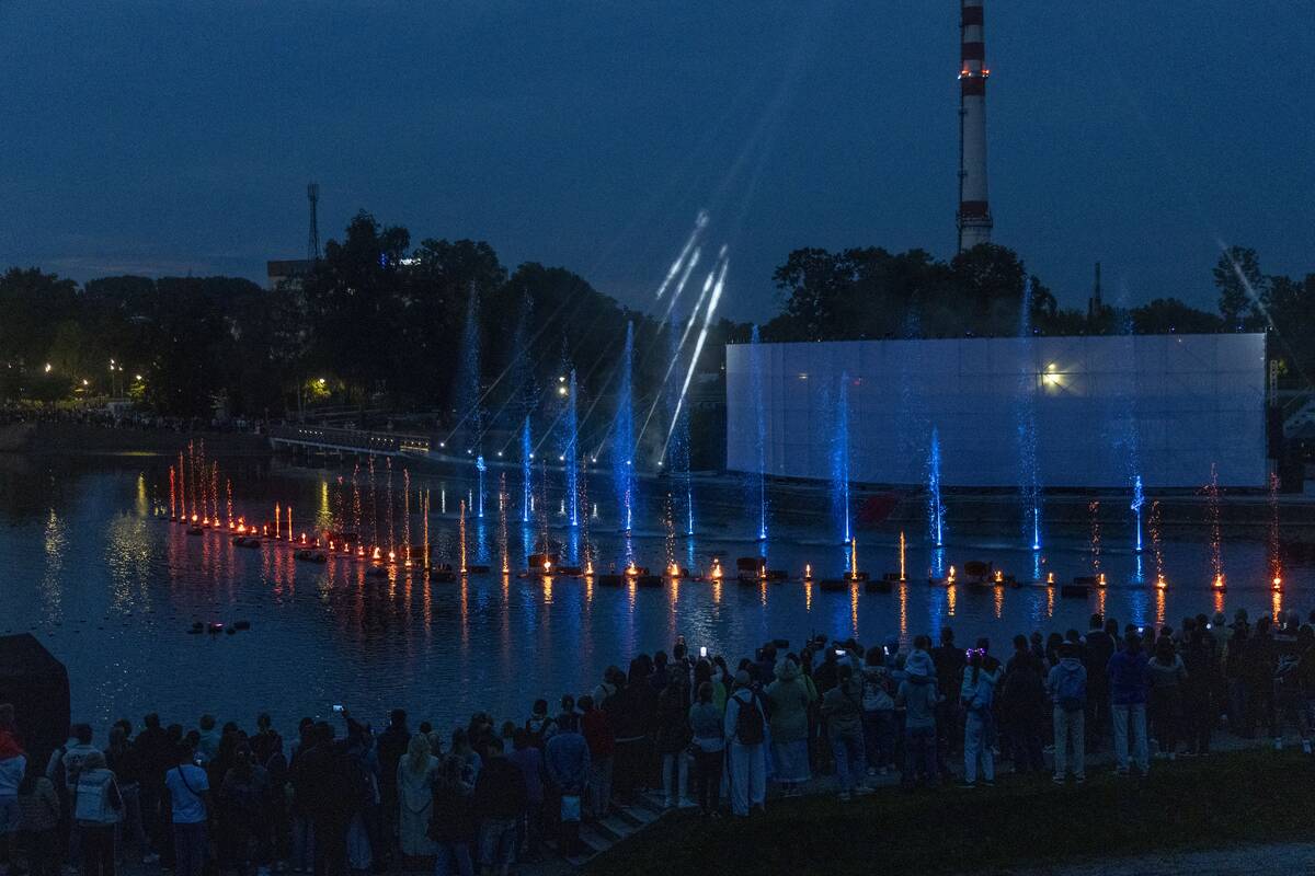 Šokančių fontanų šou
