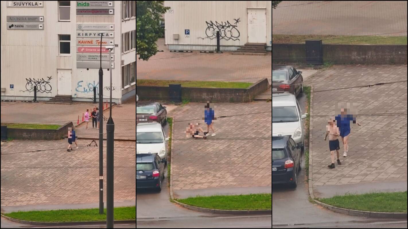 
<span>Fiksuoja skaitytojai: V. Krėvės prospekte – moters kova su pusnuogiu vyru</span>
