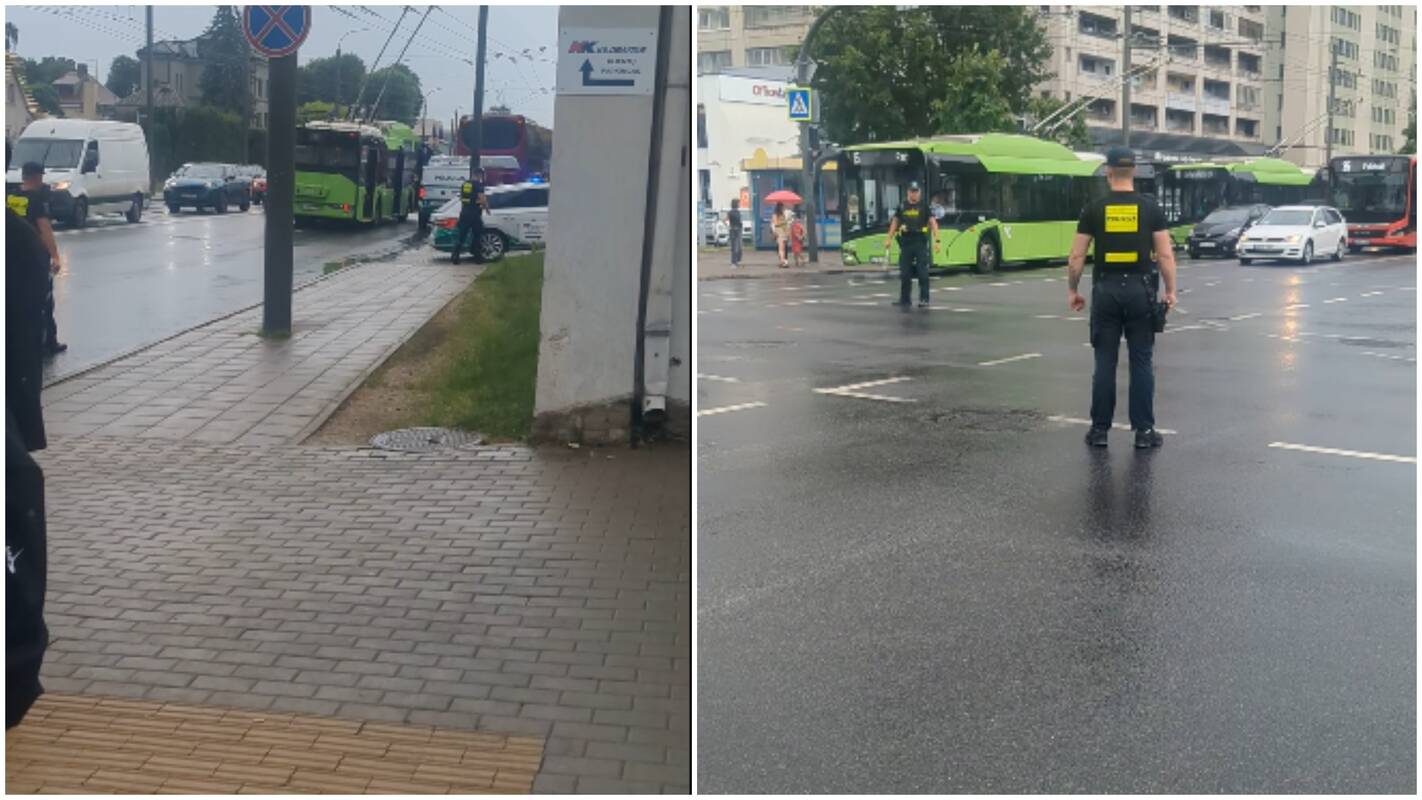 
<span>Judrioje Kauno sankryžoje susidūrė du autobusai, yra nukentėjusiųjų</span>
