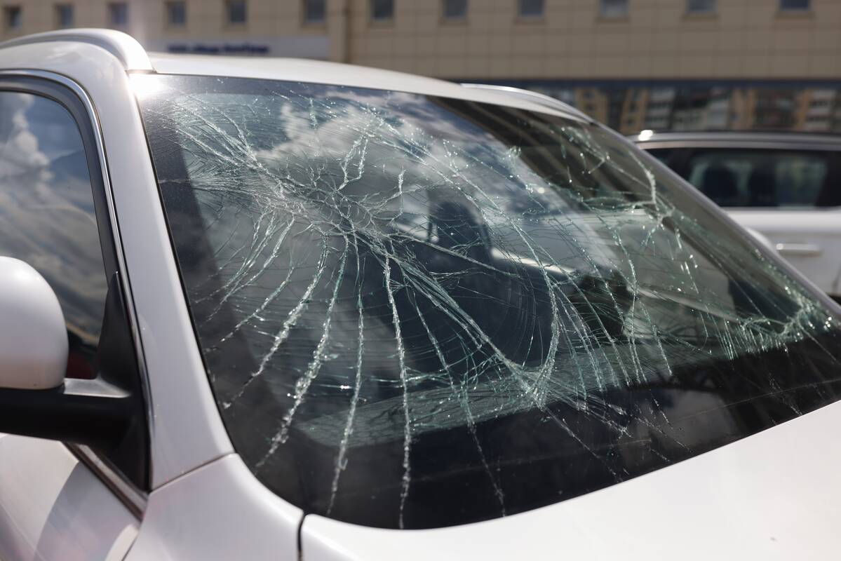 
<span>Ant kieme stovėjusio automobilio stogo užmestas akmuo</span>
