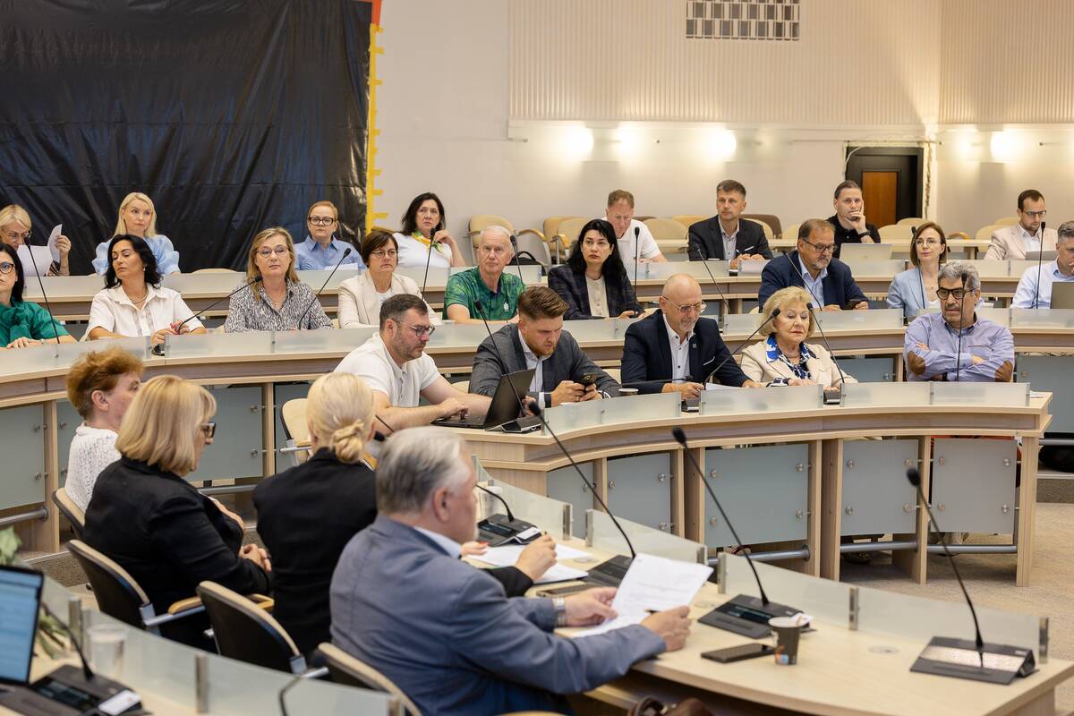 Kauno miesto tarybos posėdis (2026 liepos 14 d.)