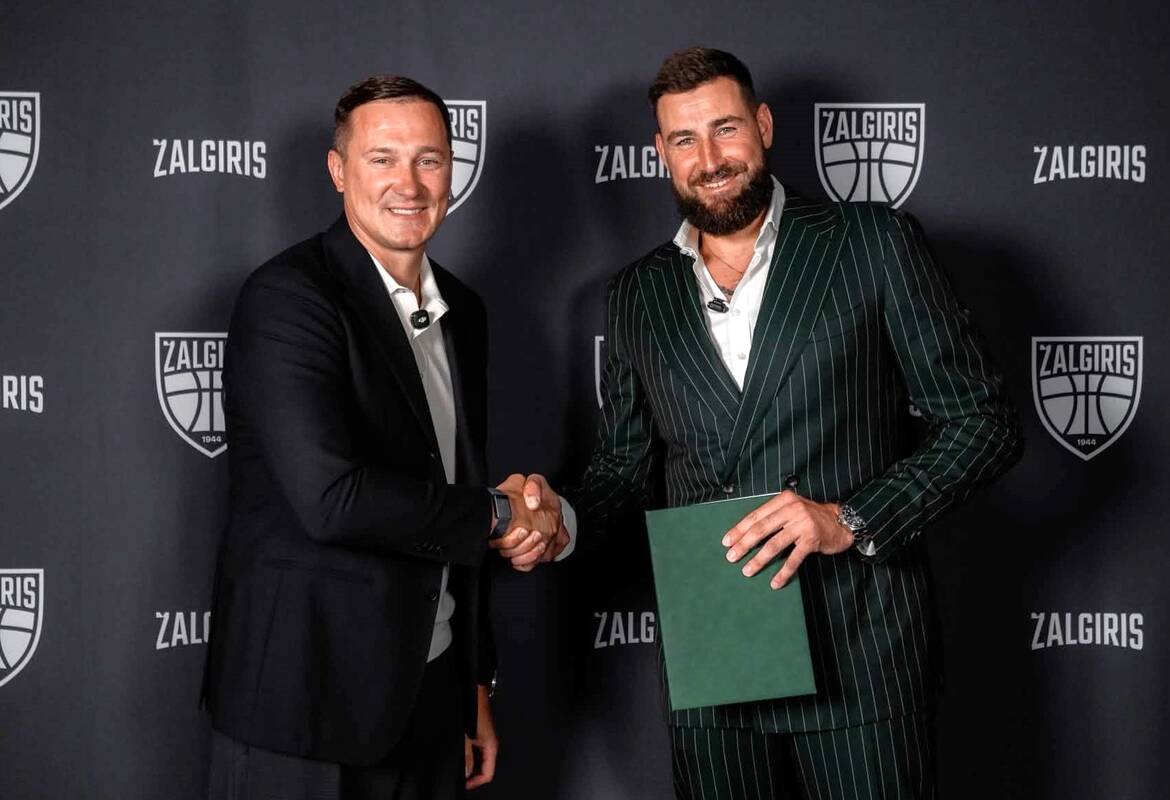 Olimpiečiai: „Žalgirio“ prezidentas P. Jankūnas ir J. Valančiūnas su Lietuvos rinktine dalyvavo Londono ir Rio de Žaneiro žaidynėse.