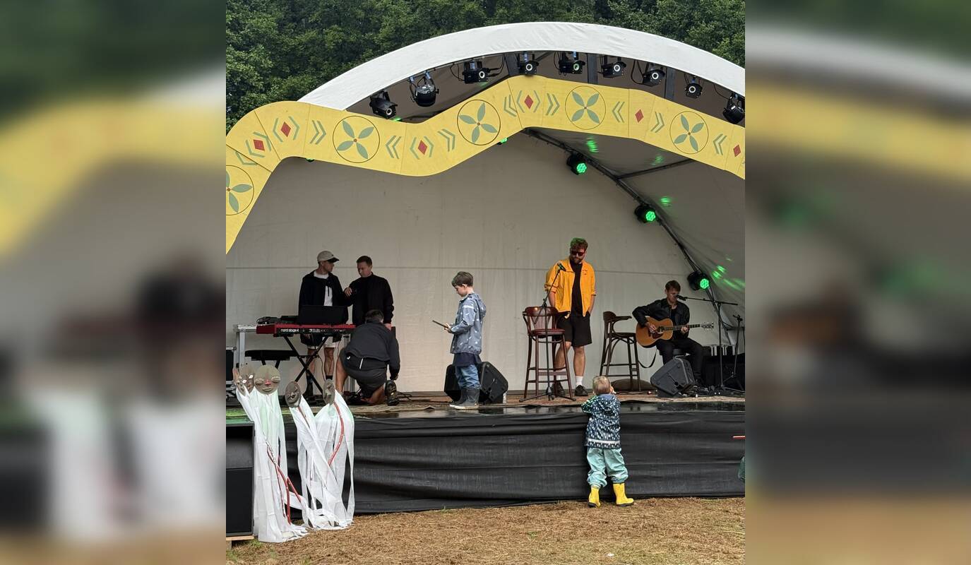 Įvairovė: festivalyje „Žaltytis“ muzika mėgavosi ir mažieji dalyviai.