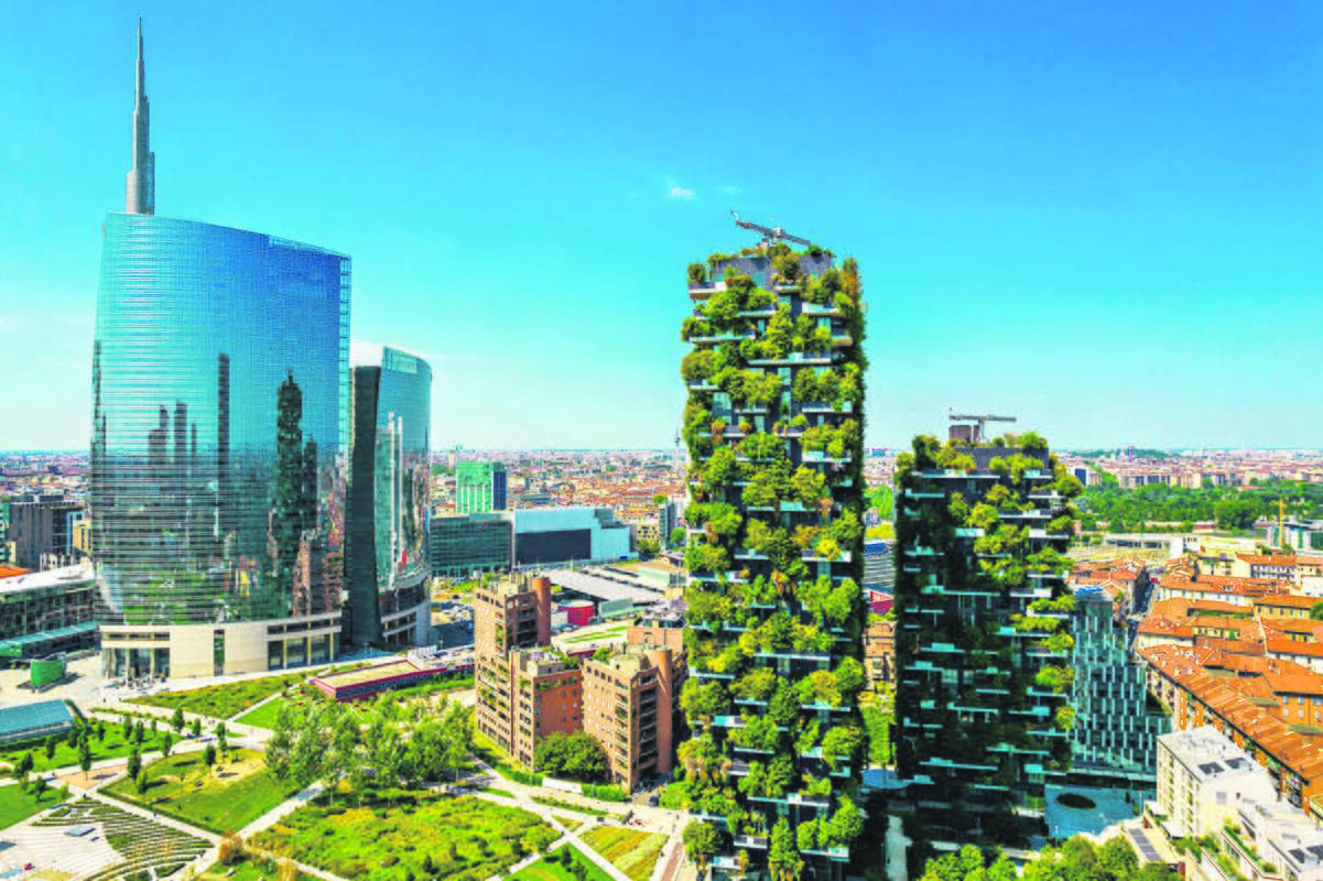 Nauda: 20 – maždaug tiek tonų anglies dvideginio kasmet sugeria Milano „Bosco Verticale“.