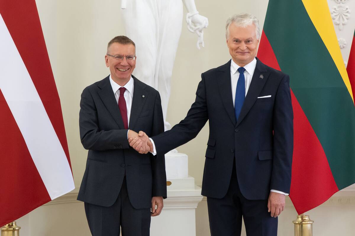 Lietuvos ir Latvijos prezidentų susitikimas