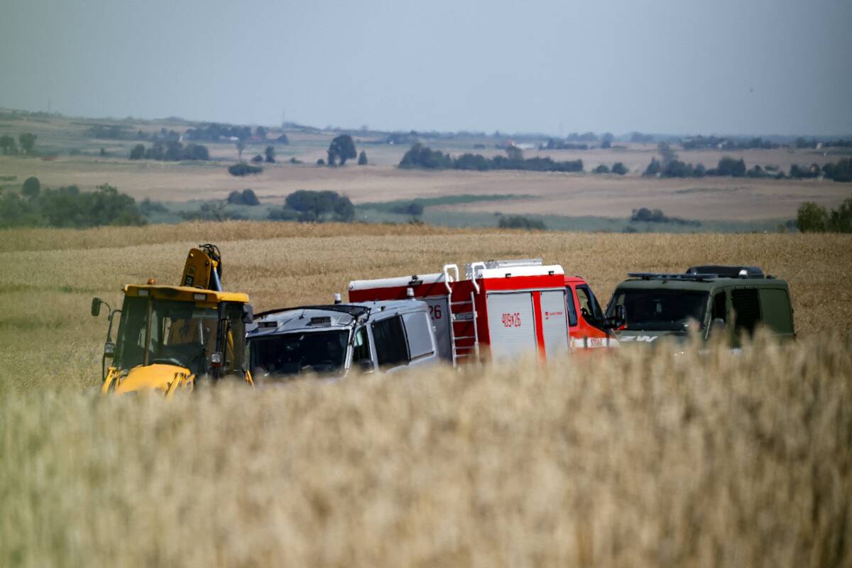 
<span>Europos lyderiai smerkia, kaip manoma, Rusijos įvykdytą Lenkijos oro erdvės pažeidimą</span>
