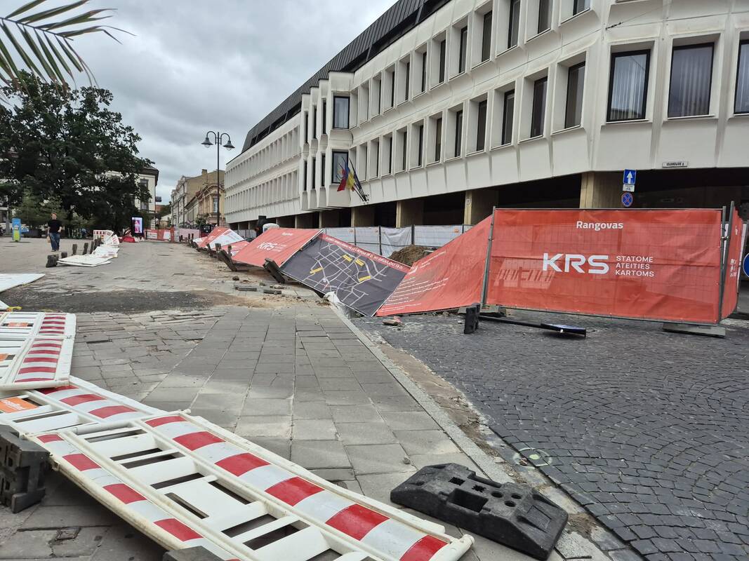 Sostinėje praūžė stipri audra