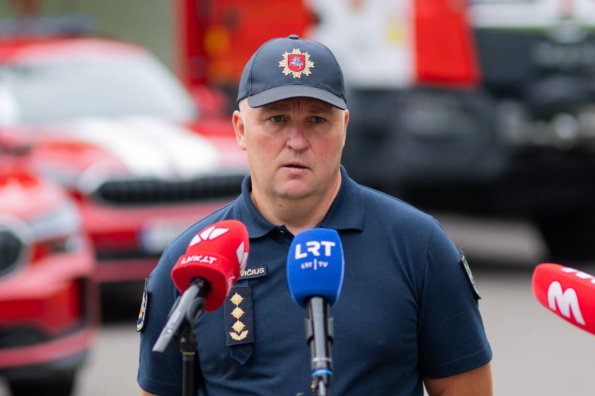 Išlydėta Lietuvos ugniagesių gelbėtojų komanda