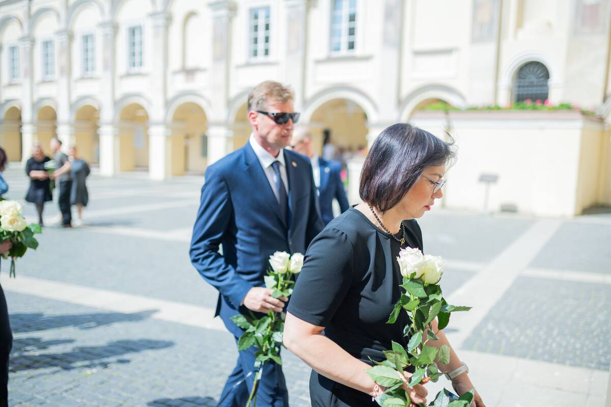 Šv. Jonų bažnyčioje – atsisveikinimas su Kazimira Prunskiene