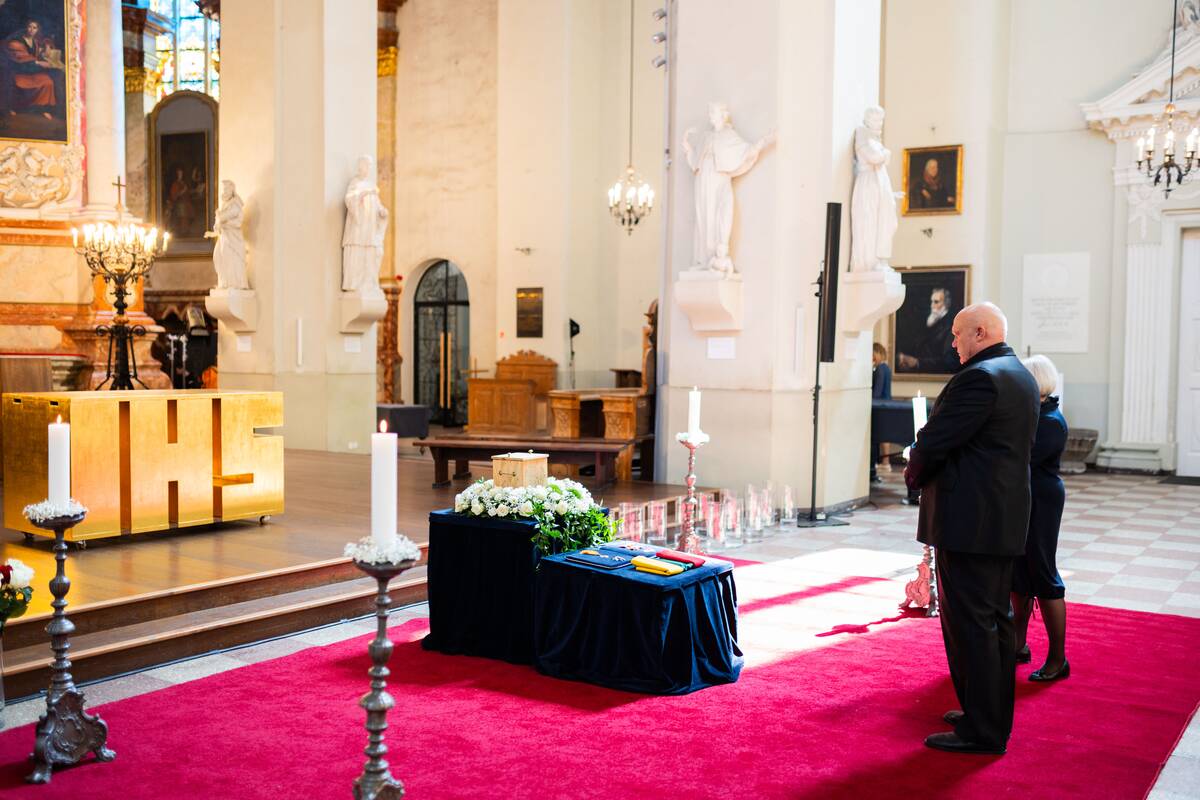 Šv. Jonų bažnyčioje – atsisveikinimas su Kazimira Prunskiene