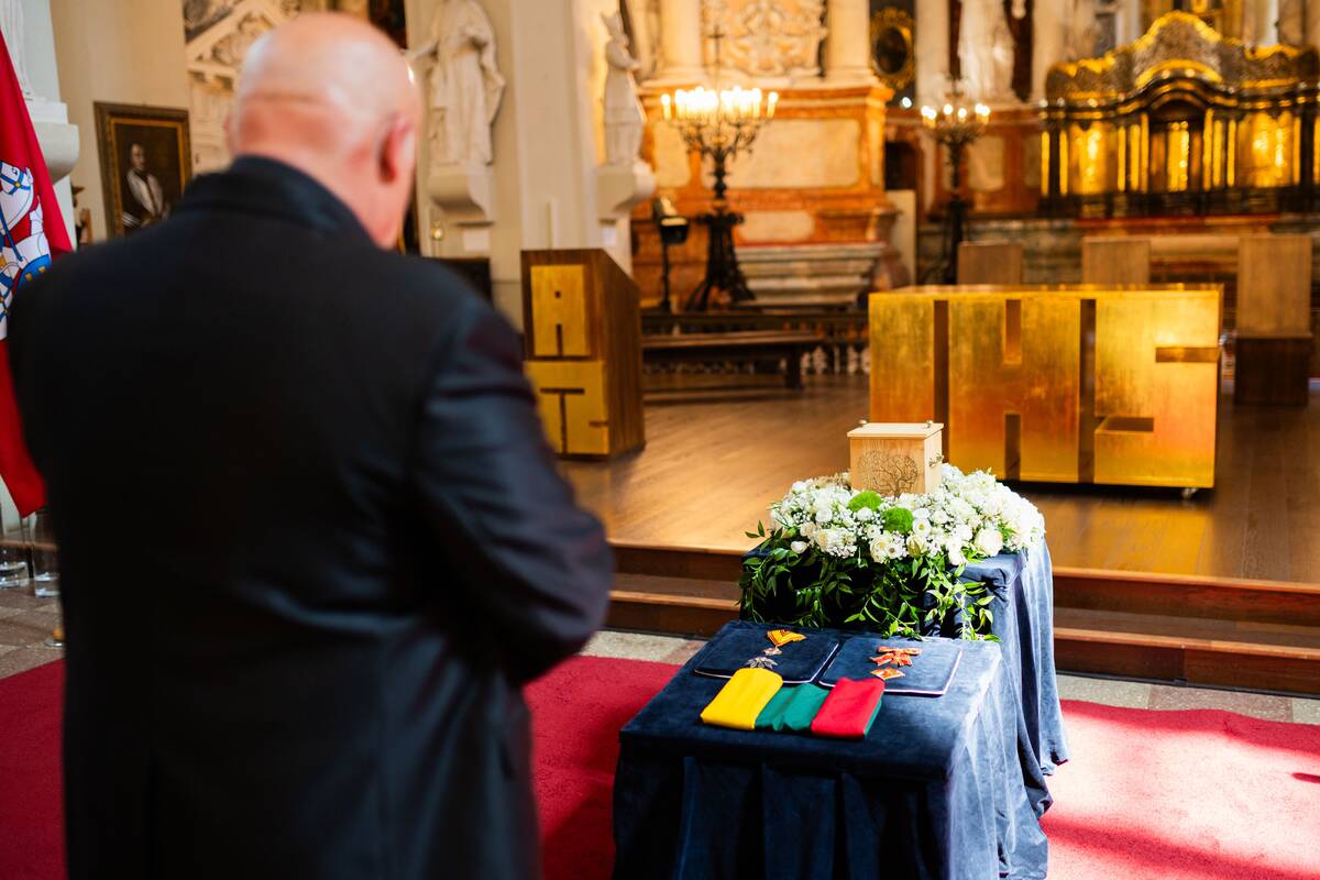 Šv. Jonų bažnyčioje – atsisveikinimas su Kazimira Prunskiene