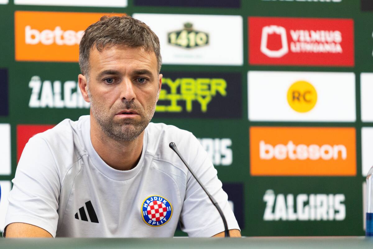 Splito „Hajduk” spaudos konferencija