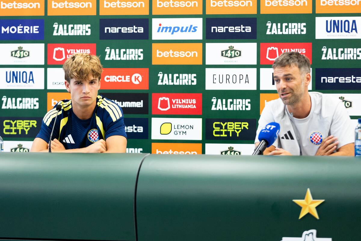 Splito „Hajduk” spaudos konferencija