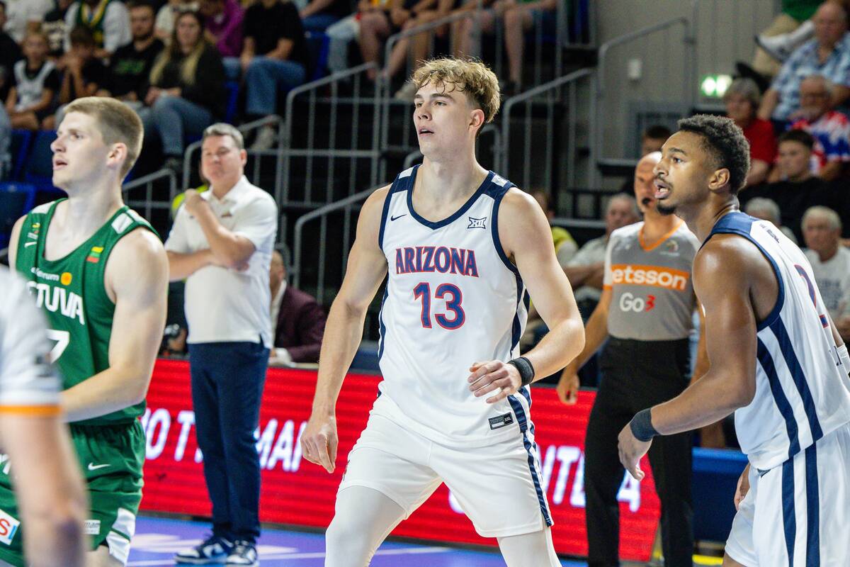 Lietuvos rezervinės krepšinio rinktinės – Arizonos universiteto komandos rungtynės