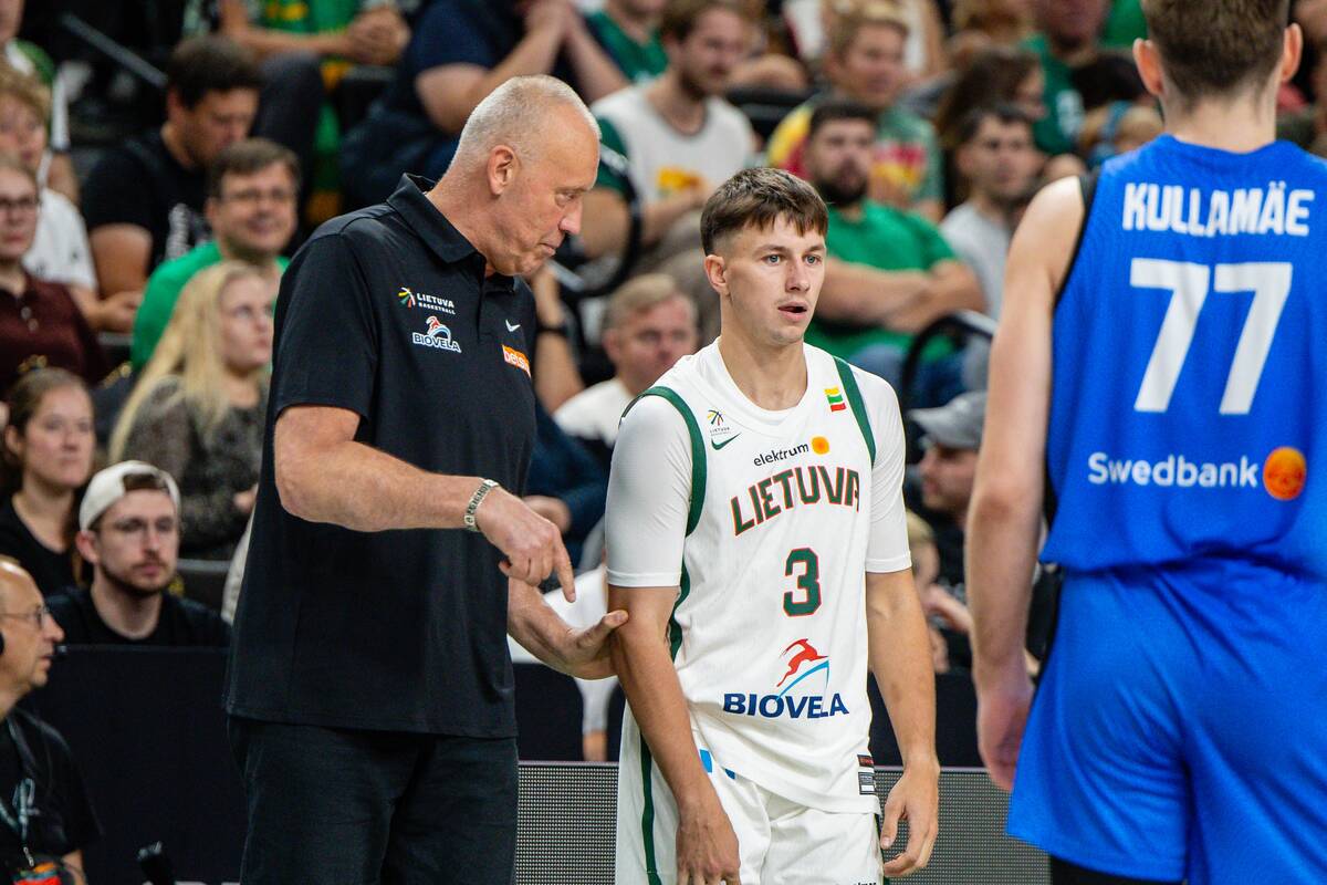 Kontrolinės vyrų krepšinio rungtynės: Lietuva – Estija 108:110