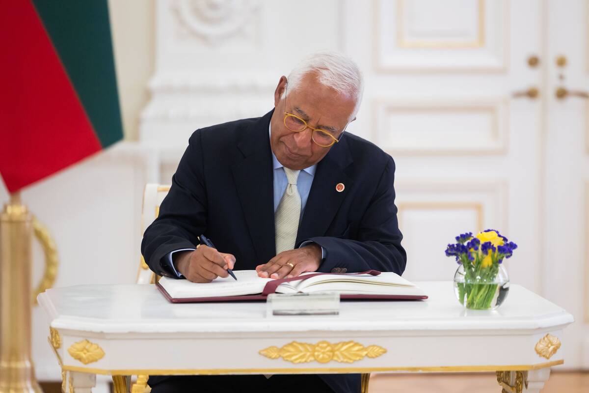Gitanas Nausėda susitiko su EVT pirmininku Antonio Costa