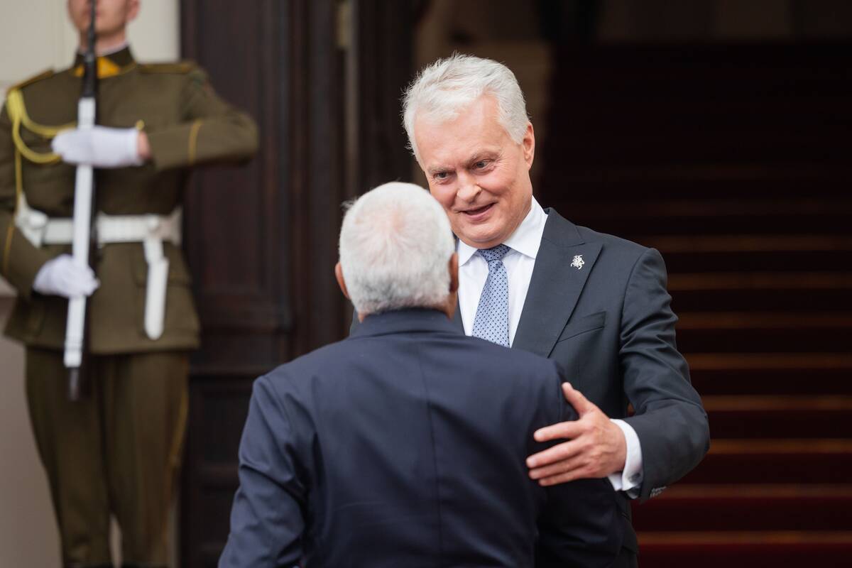 Gitanas Nausėda susitiko su EVT pirmininku Antonio Costa