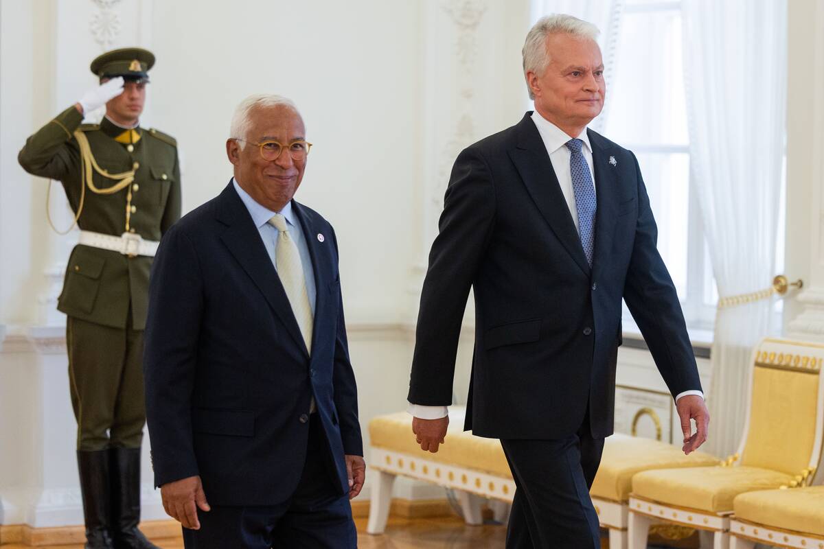 Gitanas Nausėda susitiko su EVT pirmininku Antonio Costa