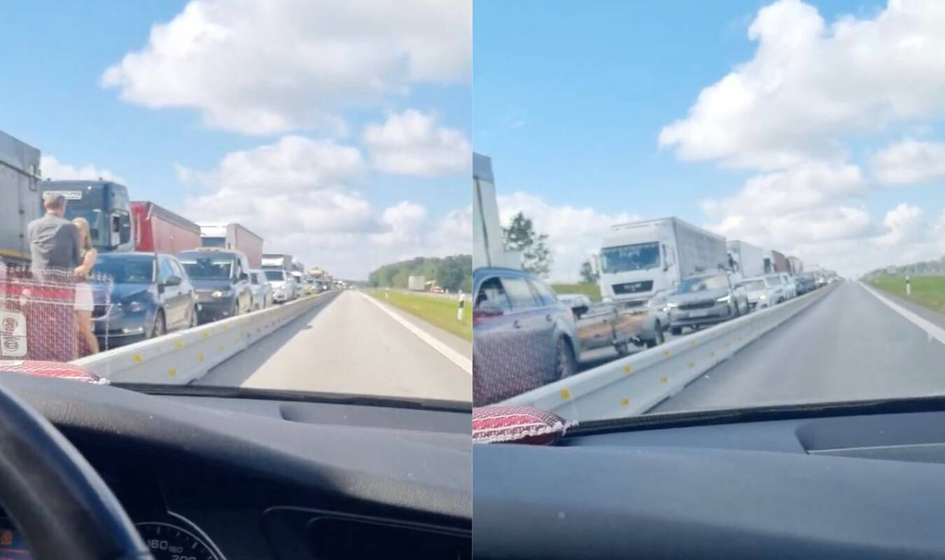 
<span>Vilkikas paralyžiavo automagistralę, šeima nespėjo į operaciją: gyvuliai šį kartą buvo žmonės</span>
