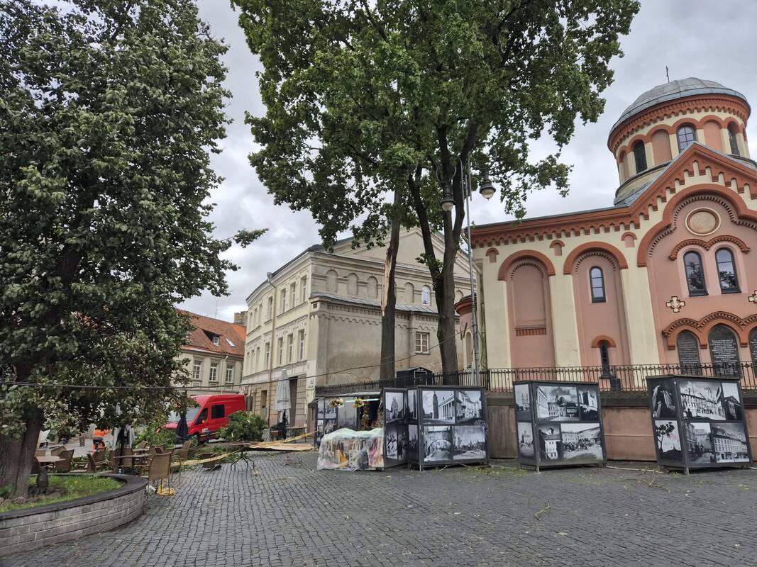 Sostinėje praūžė stipri audra