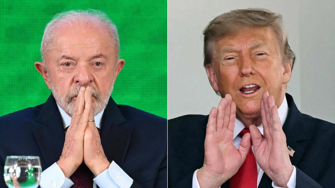  Luizas Inacio Lula da Silva ir Donaldas Trumpas