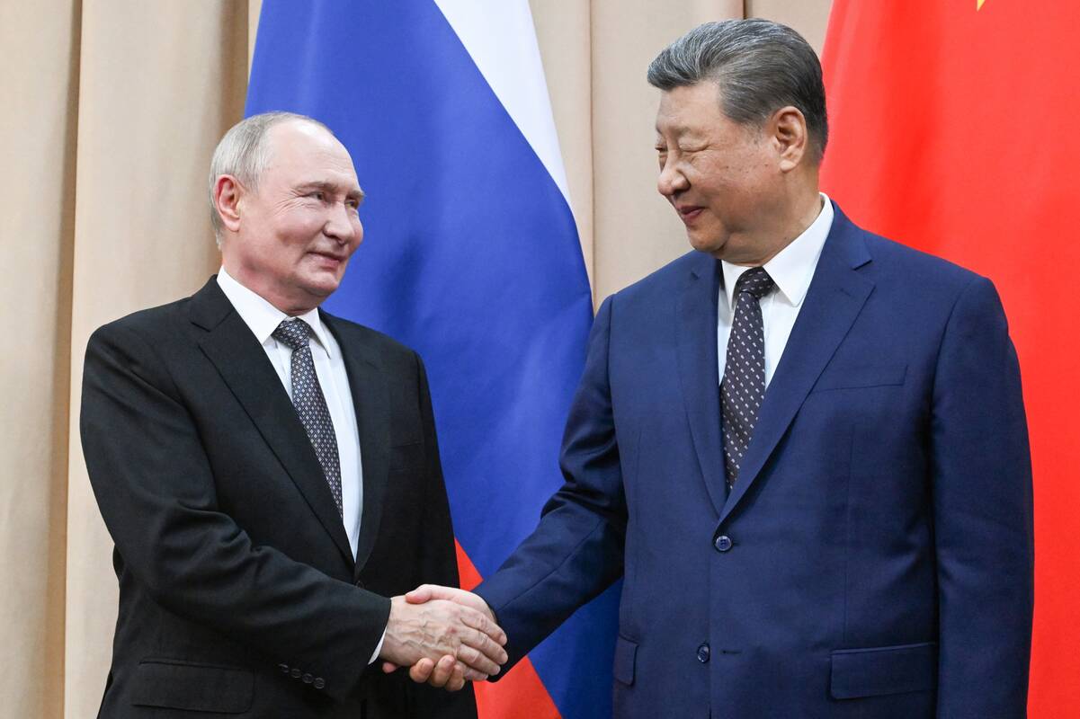 Vladimiras Putinas ir Xi Jinpingas