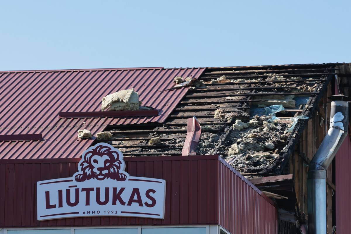 Gaisras įmonėje „Liūtukas ir Ko“