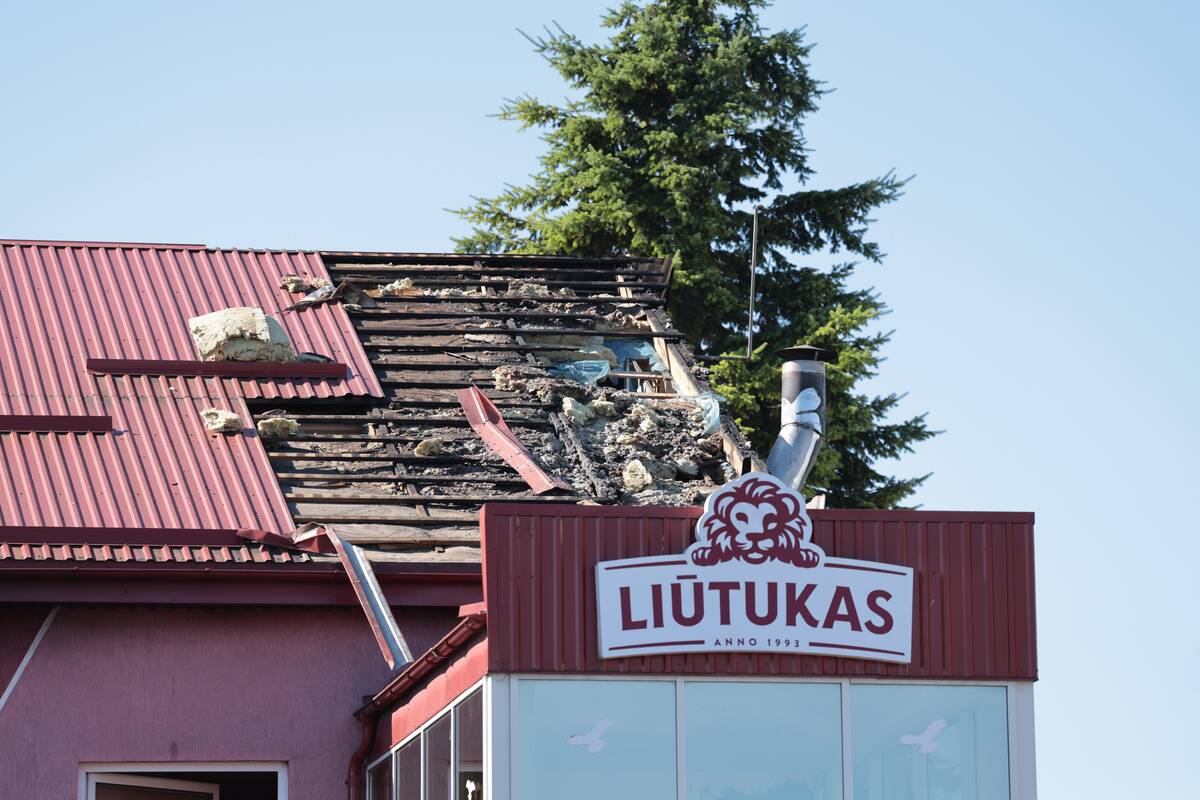 Gaisras įmonėje „Liūtukas ir Ko“