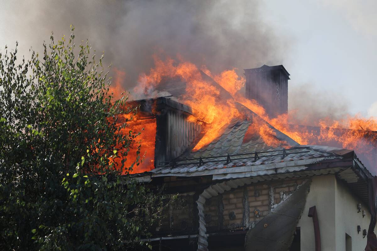Didžiulis gaisras Aleksote