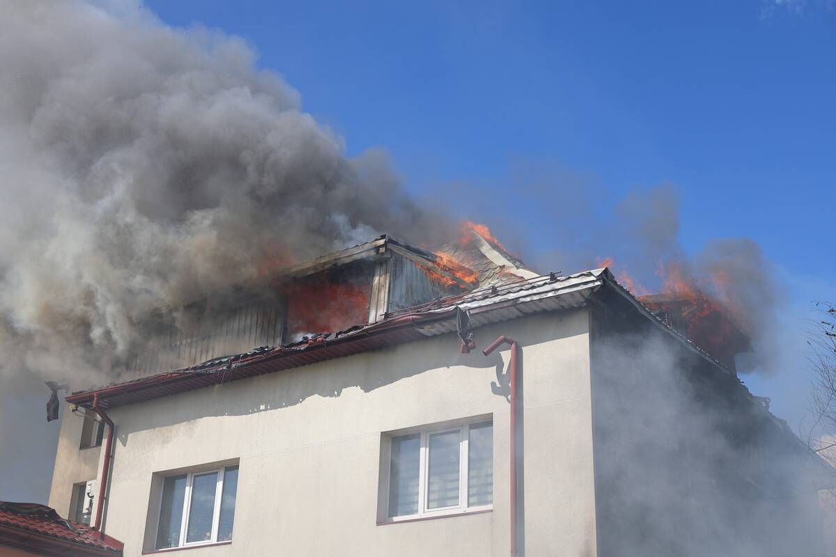 Didžiulis gaisras Aleksote