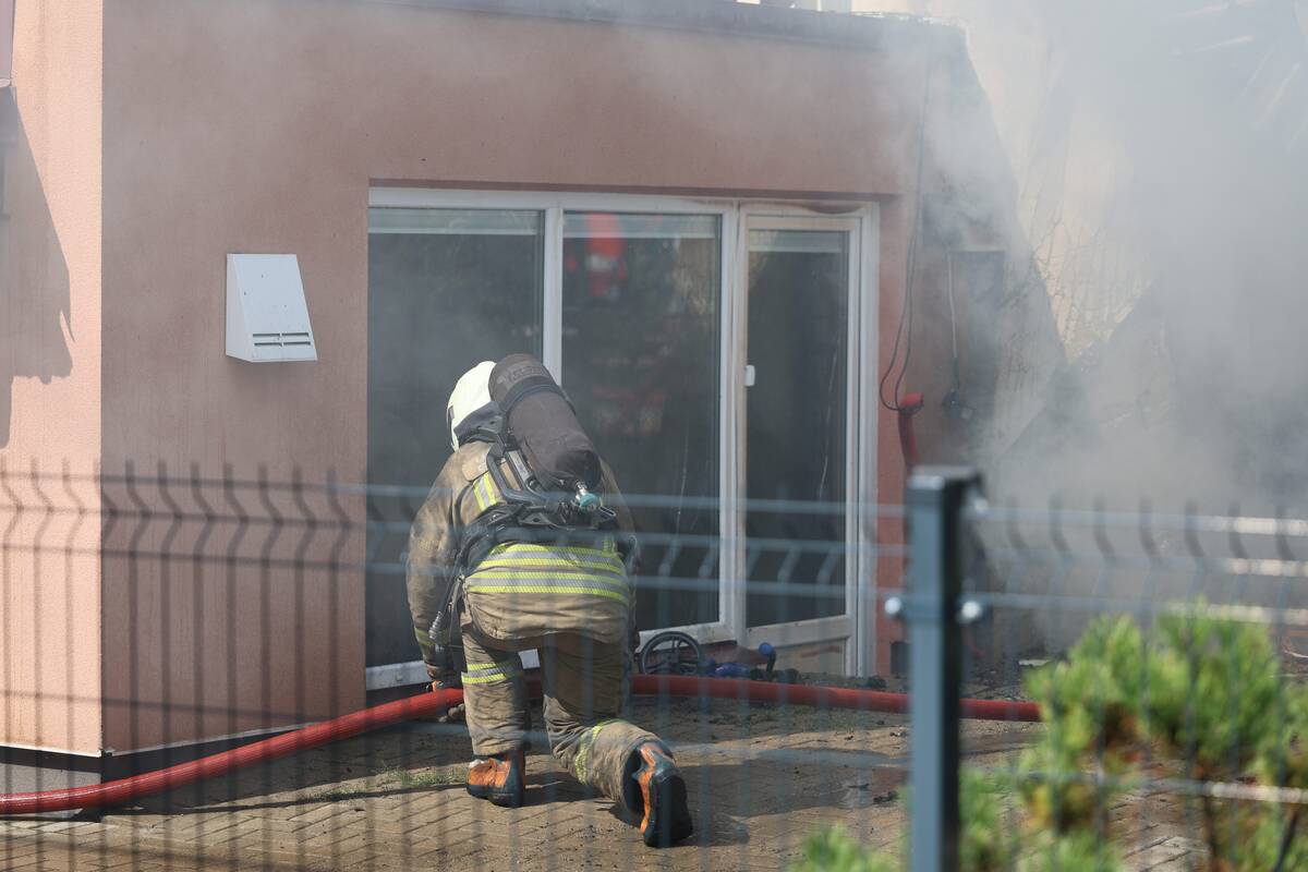 Didžiulis gaisras Aleksote