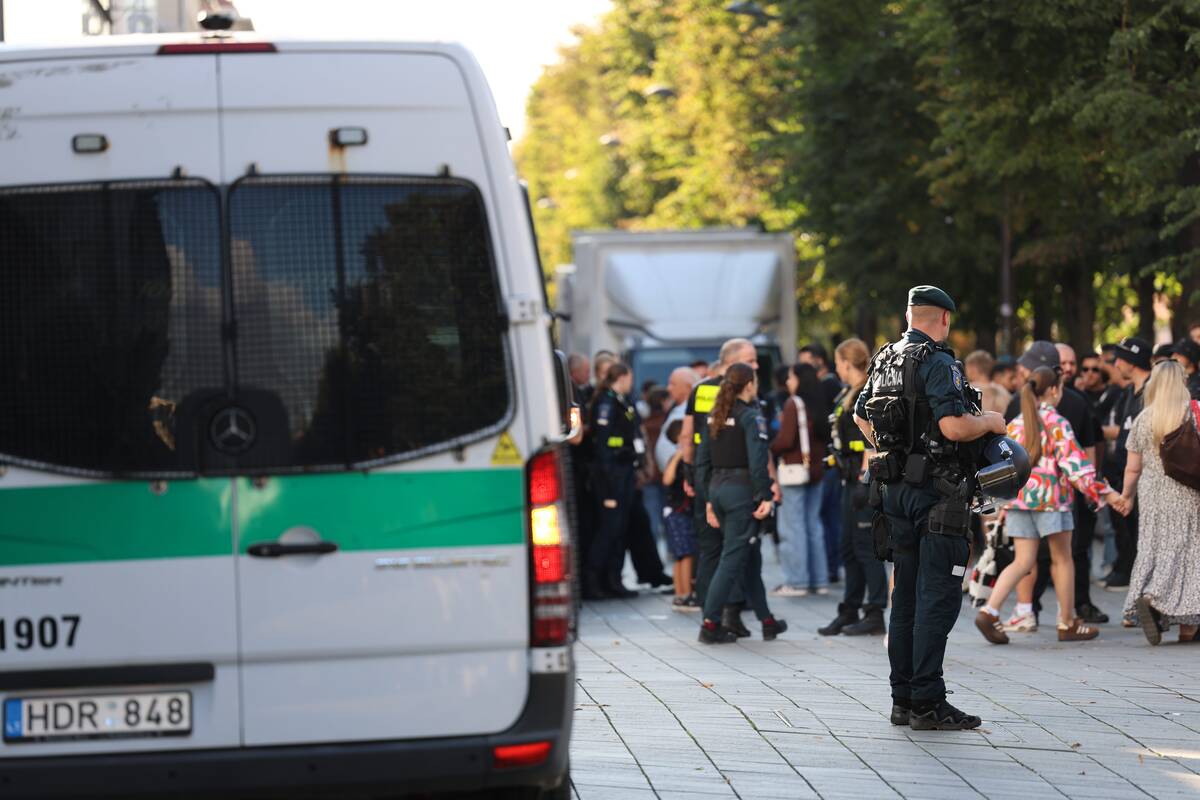 „Kauno Žalgiris“ prieš Stambulo „Bešiktaš“: sirgalių eisena Kauno centre