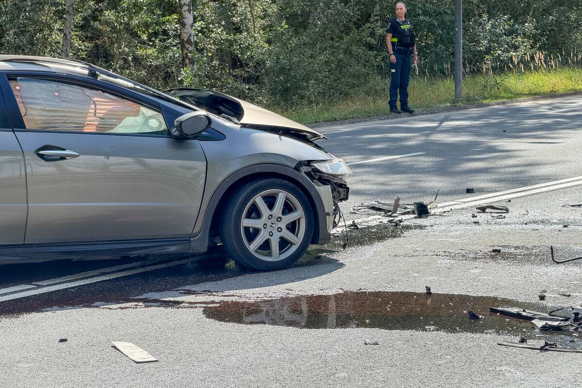 Smarki avarija Ateities plente