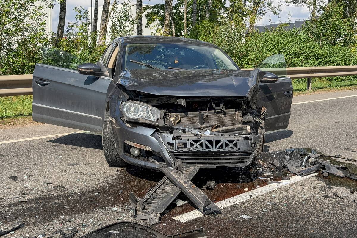 Smarki avarija Ateities plente