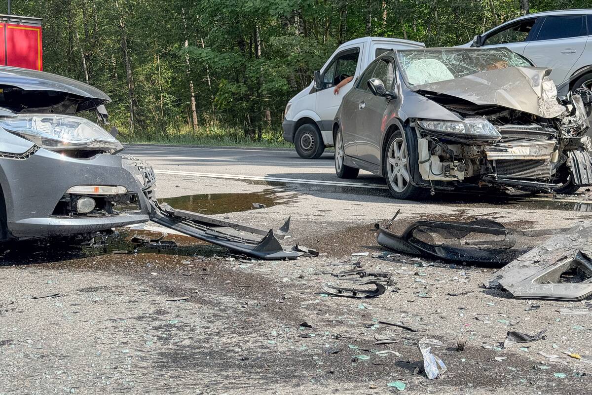 Smarki avarija Ateities plente