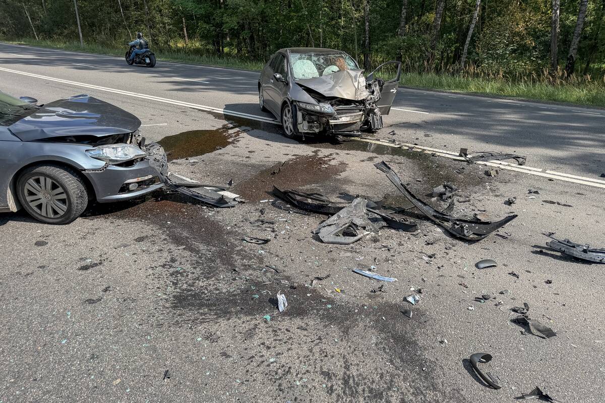 Smarki avarija Ateities plente